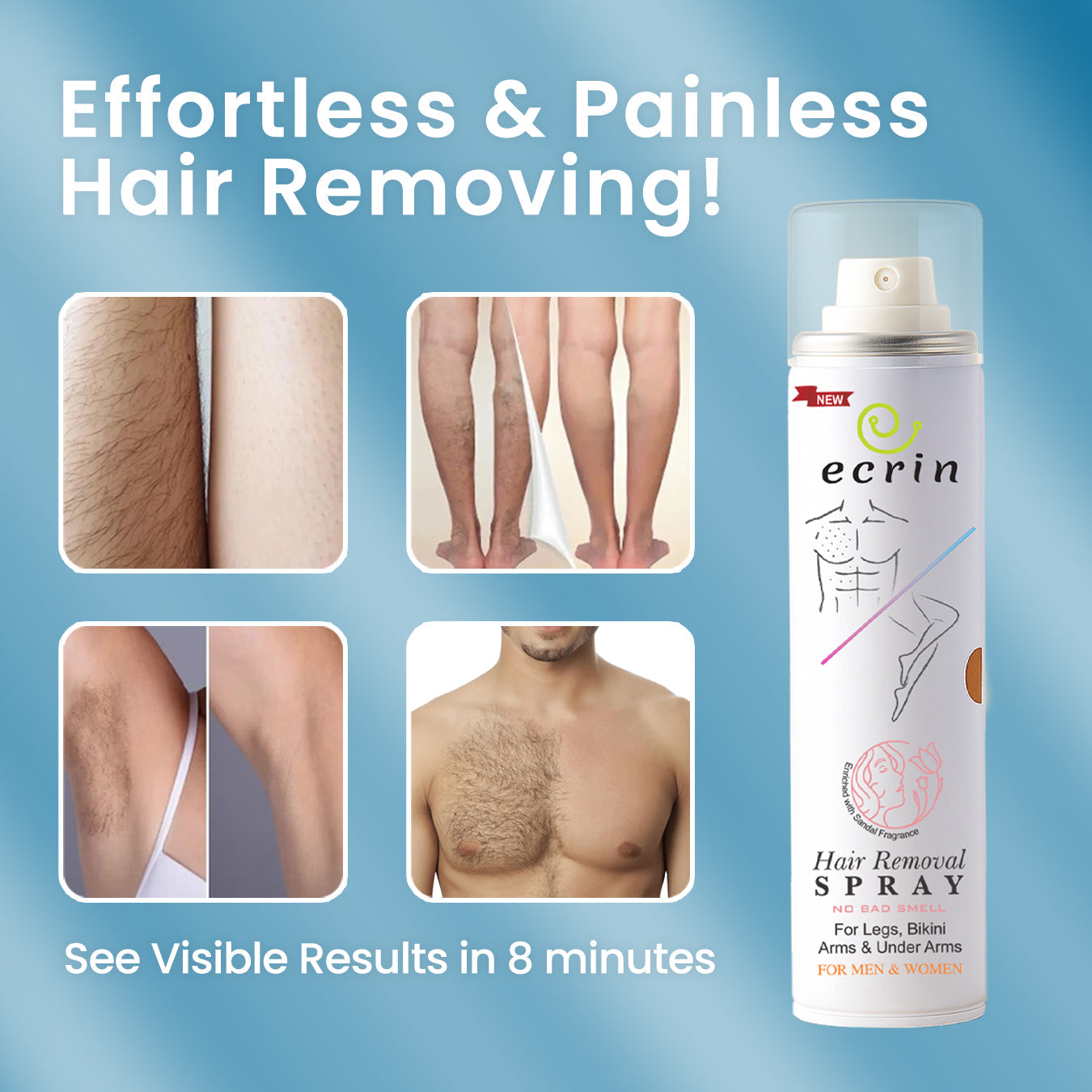 Ecrin Hair Removal Foaming Spray